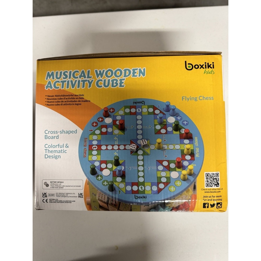 Boxiki Musical Wooden Activity Cube - Set Of Two (2) - Picture 4 of 12